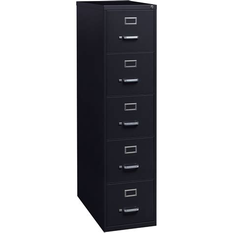 lorell 26.5 d 4-drawer mobile steel letter-size vertical file cabinet|Lorell Industrial Black 4.